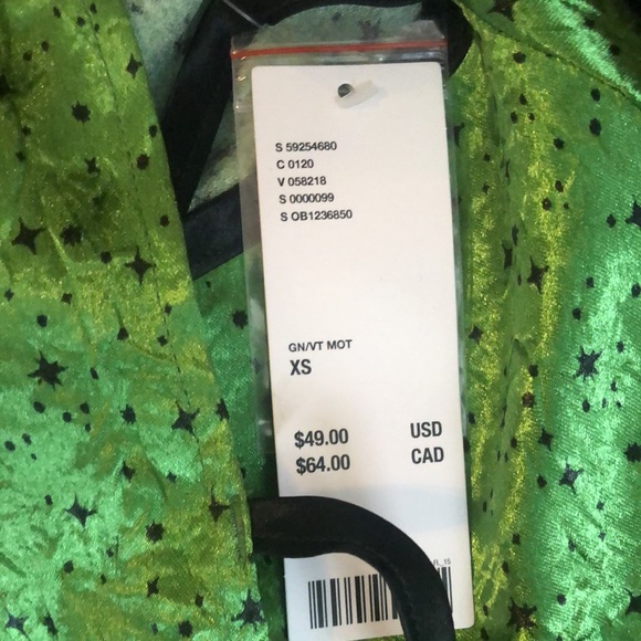 Urban Outfitters Paris Satin Wrap Mini Skirt brand new with tags size xs - Picture 4 of 7